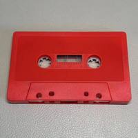 Cassette audio vierge colorée 60 min, cassette d'enregistrement décorative vide avec étui de rangement en plastique