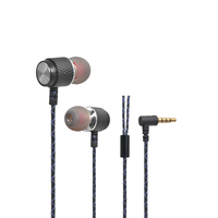 Desain baru Earphone 3.5mm kabel asli Earphone In-ear Bass portabel untuk apple Sport Earphone berkabel untuk iphone dengan mikrofon