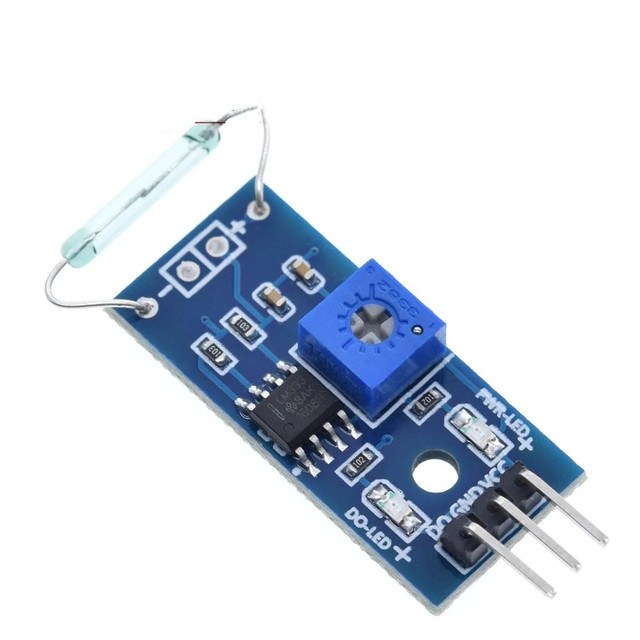 Aizesion Reed Sensor Module Magnetron Module Reed Switch Magnetic Switch 31*14MM