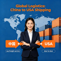 Top 10 des transitaires rapides : fret maritime dédouané LCL + Express DDP Chine-USA pour le fret e-commerce, transit en 15-25 jours