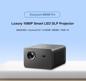 Everycom M4000 Pro 1080P LCD Vidéo Pico LED Laser Film Home Theate R3d Dlp Beamer 4k Projecteur - Product Image 2