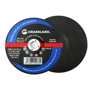 Grassland cutting disc 7 inch 180X3X22 for disc cut stainless steel