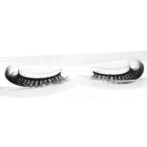 A3D30 Faux <span class=keywords><strong>cils</strong></span> en bande, courbure D, style russe, effet œil de chat, en vison synthétique - Product Image 1