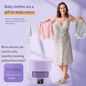 Venta <span class=keywords><strong>de</strong></span> <span class=keywords><strong>liquidación</strong></span> 9L 8L Recién llegado Durable Usando un pequeño espacio en el piso Ahorra agua Mini lavadora plegable portátil - Product Image 5