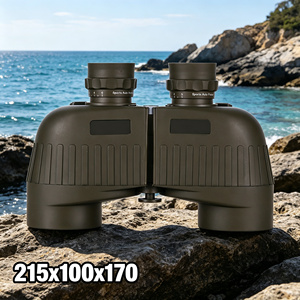 Binoculares 7x50 Marinos FMC con Prisma BAK4 Multicapa, Resistentes al Agua, con Recubrimiento de Goma Marrón, Garantía de 2 Años, para Observación de Ballenas y Pesca - Product Image 1