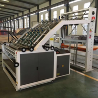 Machine à plastifier pour flûte contre collage carton Ondule E et B Plastifieuse