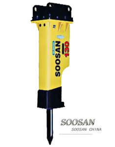 Yantai para Martillo Hidráulico <span class=keywords><strong>Soosan</strong></span> <span class=keywords><strong>SB130</strong></span>, Diámetro de Herramienta de 165 mm, Tipo Lateral/Superior/Silencioso para Excavadoras, Componente Principal del Motor - Product Image 5