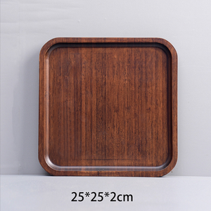 Plateau <span class=keywords><strong>de</strong></span> <span class=keywords><strong>Service</strong></span> Écologique en Bambou Noir pour Plats, Thé et Café - Product Image 6