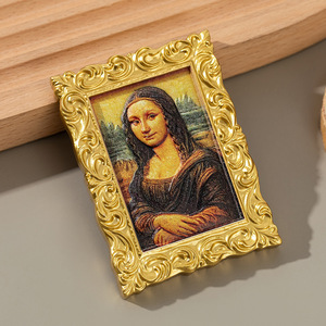 Imanes de resina para nevera, decoraciones tridimensionales de pinturas mundialmente famosas, pegatinas magnéticas de óleo, culturales y de <span class=keywords><strong>Van</strong></span> <span class=keywords><strong>Gogh</strong></span> - Product Image 2