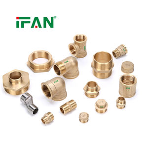 IFAN Conectores <span class=keywords><strong>de</strong></span> Latón para Tuberías <span class=keywords><strong>de</strong></span> Plomería <span class=keywords><strong>de</strong></span> 1/2 y <span class=keywords><strong>3</strong></span>/<span class=keywords><strong>4</strong></span> Pulgadas, Conector <span class=keywords><strong>de</strong></span> <span class=keywords><strong>Agua</strong></span> <span class=keywords><strong>de</strong></span> <span class=keywords><strong>Cobre</strong></span>, Unión Macho-Hembra, Codo y Accesorios <span class=keywords><strong>de</strong></span> Latón - Product Image 4