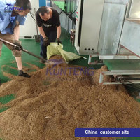 Meerlaagse Gaasbanddroger Heteluchtdroogmachine Bagasse Brouwerij Afval Biergist Broodkruimels Droogmachine
