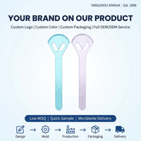 Grattoir à langue en plastique coloré, efficace pour éliminer la mauvaise haleine, nettoyeur de langue pour l'hygiène buccale quotidienne, couleur personnalisée OEM/ODM