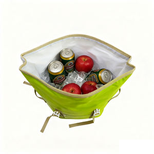 Werkseitig Luxus Soft Premium Qualität Wasserdicht PVC isoliert Thermal Outdoor Beach Green Halten Sie kalt Kühltasche Set - Product Image 6