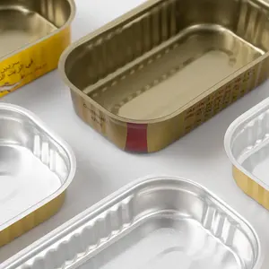 311 # Fabricante de envases de metal Lata vacía de grado alimenticio Lata Rectangular Puede personalizarse con impresión en color