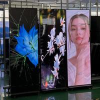 Display LED per Interni da 80 Pollici P2.5, Schermo Pubblicitario LED Digitale, Poster LED da Pavimento per Pubblicità