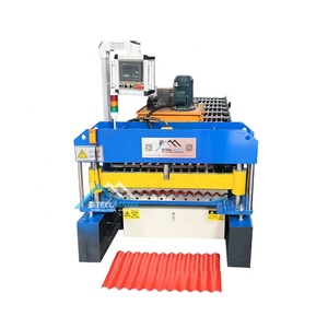 Máy tạo hình tôn sóng màu tự động tốc độ cao 836 phổ biến ở Cameroon, máy móc sản xuất ngói - Product Image 1