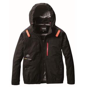 Blouson unisexe BURTLE AC2081 Air Craft noir taille 35 coupe-vent polyester/rayonne fermeture éclair printemps/été fitness - Product Image 1