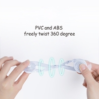 Kit de sécurité enfant Prodigy en plastique transparent, 2 pièces, loquets et serrures pour tiroirs et armoires, pour réfrigérateur, protection bébé
