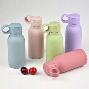 9 Colors Water Bottle With Hinged <b>Cap</b> Minimalist Design for Outdoor Camping <b>Hiking</b> Unisex Bpa Free Reusable - Product Image 4