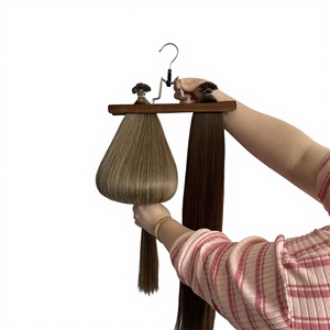 ดราก้อนบิวตี้ ขายส่ง ต่อผมแท้ 100% แบบปลายแบน ดับเบิ้ลดรอน ใช้ซ้ำได้ - Product Image 1