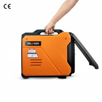 Generador Inverter Portátil de Doble Combustible con Arranque Remoto, Silencioso, de 5 Kw, 6 Kw, 8 Kw, Generador Portátil de Gasolina