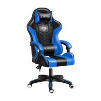 Chaises de bureau pour jeux sur PC, chaises de course, inclinables, en cuir, Autofull Gamer, dropshipping, chaise de jeu LED avec repose-pieds