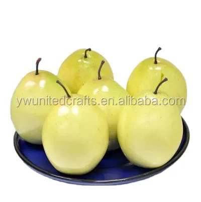 Fruit Decorative Yellow Pears- Decoration Artificial Vegetables And Fruits Wedding Party Home Kitchen