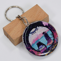 Carte NFC en acrylique personnalisée de différentes formes, étanche, avec puce 213, porte-clés NFC en acrylique