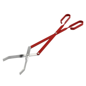 Outdoor Aluminum Charcoal Tongs 42cm Extended Anti Scalding <b>BBQ</b> <b>Tool</b> For Flipping Coal And Fire Handling - Product Image 3