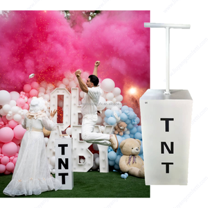 Garçon fille télécommande électronique coloré confettis canon Machine sexe révéler fumée feux d'artifice pour bébé douche fête sprays - Product Image 3