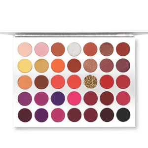 35 Colors Pro Eyeshadow Golden Palette Bright Natural Color Eye Shadow Makeup Pallet