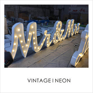 <span class=keywords><strong>Letras</strong></span> <span class=keywords><strong>de</strong></span> iluminación personalizadas del abecedario, marquesina con L, Love <span class=keywords><strong>Mr</strong></span>. <span class=keywords><strong>Mrs</strong></span> - Product Image 4