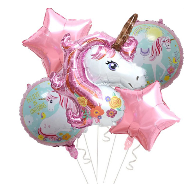 Unicorn party supplies Balloons birthday balloon Aluminum unicorn balloon decorations unicorn birthday party supplies