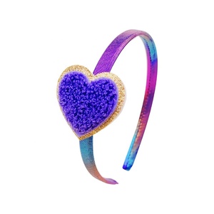 ที่คาดผมเด็กผู้หญิงน่ารักแบบขายส่ง ที่คาดผมรูปหัวใจ ดาว ประดับกลิตเตอร์หลากสี สำหรับเด็กวัยหัดเดินและวัยรุ่น - Product Image 2