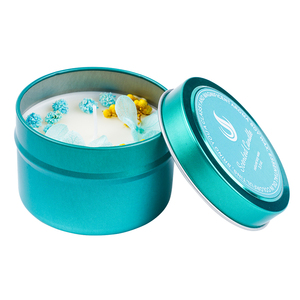Velas <span class=keywords><strong>de</strong></span> diseño novedoso Navidad cumpleaños cera <span class=keywords><strong>de</strong></span> soja Mini velas fragancia lujo pequeña flor seca vela perfumada - Product Image 2