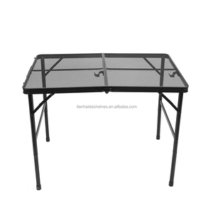 Portable Outdoor Wine Picnic Camping <strong>Table</strong> Set Adjustable Height Aluminum Folding Design Lightweight Metal Construction for - Product Image 2