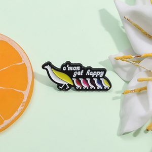 Pin de Esmalte O <span class=keywords><strong>Moet</strong></span> Happy, Broche de Animalito Colorido y Adorable, Insignia de Solapa, Joyería de Dibujos Animados, <span class=keywords><strong>Regalo</strong></span> para Niños, Suministro al por Mayor - Product Image 2