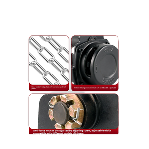 Nueva grúa de polea de acero I-Steel Manual Anticolisión de <span class=keywords><strong>doble</strong></span> <span class=keywords><strong>eje</strong></span> monorriel <span class=keywords><strong>carro</strong></span> empuje manual equipo de manejo de Material deportivo - Product Image 4