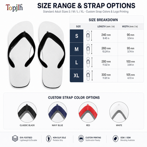 <span class=keywords><strong>Chanclas</strong></span> Sublimadas Personalizadas para Mujer y Hombre, para Bodas, Fiestas en la Piscina, Impermeables, al por Mayor Topjlh - Product Image 3