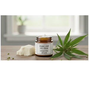 Crème pour le visage au chanvre naturel pour lutter contre l'acné et hydrater la peau, apaiser et prendre soin de la peau au quotidien pour une peau saine et lisse - Product Image 2