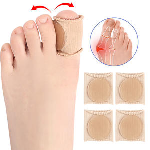 Protège-doigts et orteils avec doublure en gel, soin du pouce, protège-pieds élastique, manchon en tissu pour orteils chevauchants et valgus - Product Image 4