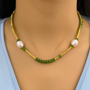 สร้อยคอประดับลูกปัดแฟชั่น CGLN-0004 เครื่องประดับที่หรูหราและมีสไตล์ - Product Image 3