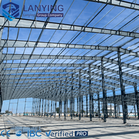 Edificio con Estructura Metálica, Almacén Prefabricado de Acero, Instalación Rápida, Gran Superficie, Taller, Fábrica