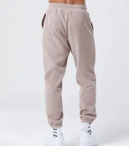 OEM Custom Men Joggers Heavyweight Mens Casual Polar Fleece Jogger Tracksuit Pants Men