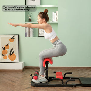 Máquina de Sentadillas Sissy-Squat Multifuncional 3 en 1, Banco de Entrenamiento para Sentadillas Profundas, Extensiones de Piernas y Entrenamiento de Abdominales, Gimnasio en Casa - Product Image 1