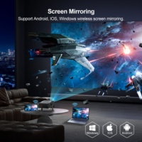 Mini Smart TV Q1 Más Vendido, Sistema Android 11, Videojuegos Portátiles, HD 720P, Juegos, Películas 3D, Modelo LCD, Proyector Digital