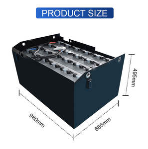 מלגזה חשמלי 3 מעקה טון אביזרים 48v400ah לחבילת סוללה נטענת עופרת חומצה עבור <span class=keywords><strong>toyota</strong></span> מלגזה <span class=keywords><strong>6fb15</strong></span> - Product Image 2