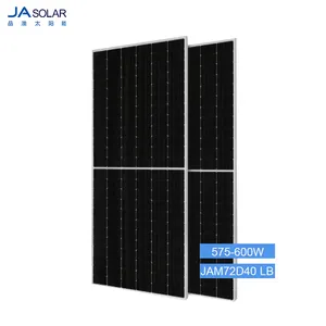 JA fabbrica leader della tecnologia all'ingrosso 4.0 blu profondo 575W-600W pannello solare bifacciale
