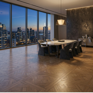 Planches de <span class=keywords><strong>parquet</strong></span> en chêne modulaires modernes, durables et élégantes, revêtement de sol en bois d'ingénierie pour intérieur, provenant d'une <span class=keywords><strong>entreprise</strong></span> du Guangdong - Product Image 2