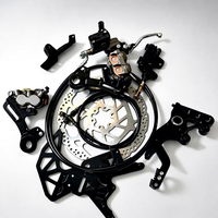 Système de freinage arrière pour Surron Light Bee LBX 240 mm, kit de mise à niveau de course à double piston en aluminium CNC pour vélo électrique tout-terrain